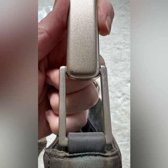 Authentic Prada Silver and Gray Shoulder Bag - Picture 8 of 16